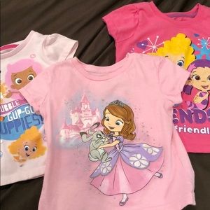 3 character T-shirts